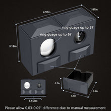 Load image into Gallery viewer, FANKAI 2-in-1 Desk Cigar Cutter, Table SV Cutter with 2 Drawers, Sharp Stainless Steel Blade, Cutting Up to 57 and 67 Ring Gauge Cigars