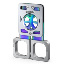 Load image into Gallery viewer, LIHTUN Scissors Cigar Cutter, Guillotine Cutter with Stainless Steel Iridescent Hollow Blades, Professional Cigar Accessories Gift