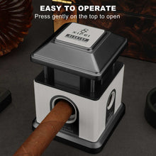 Load image into Gallery viewer, XIFEI 4-in-1 Table Cigar Cutter, Sharp Stainless Steel Blade Straight Cut V-Cut Cigar Cutters for 32-68 Ring Gauge Cigars