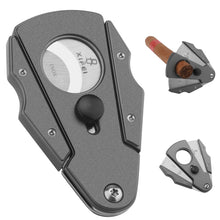 Load image into Gallery viewer, XIFEI Cigar Cutter Guillotine Stainless Steel Double Blade Cigar Clippers, Cuts Up Most Size of Cigars