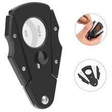 Load image into Gallery viewer, XIFEI Cigar Cutter Guillotine Stainless Steel Double Blade Cigar Clippers, Cuts Up Most Size of Cigars