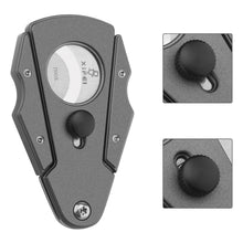 Load image into Gallery viewer, XIFEI Cigar Cutter Guillotine Stainless Steel Double Blade Cigar Clippers, Cuts Up Most Size of Cigars