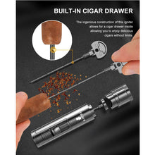 Load image into Gallery viewer, XIFEI Cigar Lighter, Cigar Puncher, Cigar Draw Enhancer, Cigar Stand, All-in-one Lighter