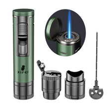 Load image into Gallery viewer, XIFEI Cigar Lighter, Cigar Puncher, Cigar Draw Enhancer, Cigar Stand, All-in-one Lighter

