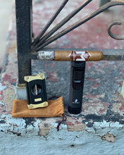 Load image into Gallery viewer, XIFEI Cigar Cutter, Stainless Steel V-Cut Cigar Cutter Built-in Cigar Puncher
