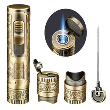 Load image into Gallery viewer, XIFEI Cigar Lighter, Cigar Puncher, Cigar Draw Enhancer, Cigar Stand, All-in-one Lighter
