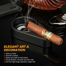 Load image into Gallery viewer, Cigar Ashtray Lightweight and Portable Indoor Outdoor Cigarette Ash Tray
