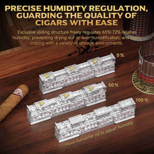 Load image into Gallery viewer, KEJIAR Cigar Humidifier 2 Pack, Crystal Gel Humidor Humidifier, Reusable Humidor Accessories, Ideal Cigar Accessories Gift
