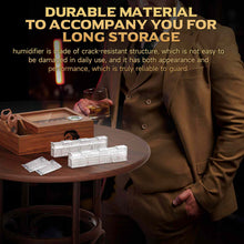 Load image into Gallery viewer, KEJIAR Cigar Humidifier 2 Pack, Crystal Gel Humidor Humidifier, Reusable Humidor Accessories, Ideal Cigar Accessories Gift
