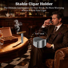Load image into Gallery viewer, XIFEI Digital Cigar Humidity Tester, Portable Cigar Humidity Meter with LCD Display, Built-in Stand &amp; Stopwatch, Accurate Moisture Tester for Cigars
