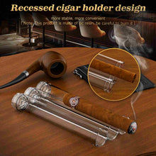 Load image into Gallery viewer, KEJIAR Cigar Tube for 3 Cigars, Travel Cigar Case with Humidity Gel, Airtight Silicone Seal Cigar Humidor
