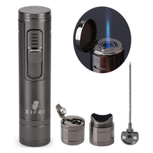 Load image into Gallery viewer, XIFEI Cigar Lighter, Cigar Puncher, Cigar Draw Enhancer, Cigar Stand, All-in-one Lighter
