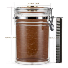 Load image into Gallery viewer, XIFEI Acrylic Humidor Jar with Humidifier and Hygrometer,humidor That can Hold About 18 Cigars (Clear)
