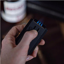 Load image into Gallery viewer, XIFEI Cigar Lighter Triple-Jet Flame, with Integrated Cigar Puncher and Double-Blade Cigar Cutter

