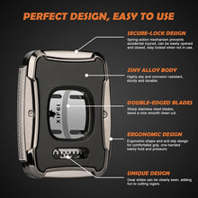 Load image into Gallery viewer, XIFEI Cigar Cutter Guillotine Stainless Steel with Spring-Loaded Release, Cutting Up to 60 Ring Gauge Cigars

